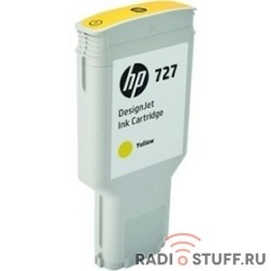 HP F9J78A Картридж HP №727, Yellow {DJ T920/T1500/2500/930/1530/2530 (300ml)}