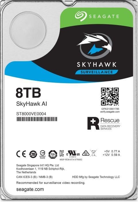 Жесткий диск SATA 8TB 7200RPM 6GB/S 256MB ST8000VE0004 SEAGATE