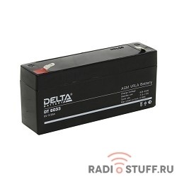 Delta DT 6033 (3,3 А\ч, 6В) свинцово- кислотный аккумулятор  